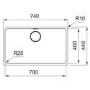 Franke Mythos Undermount Kitchen Sink - Stainless Steel