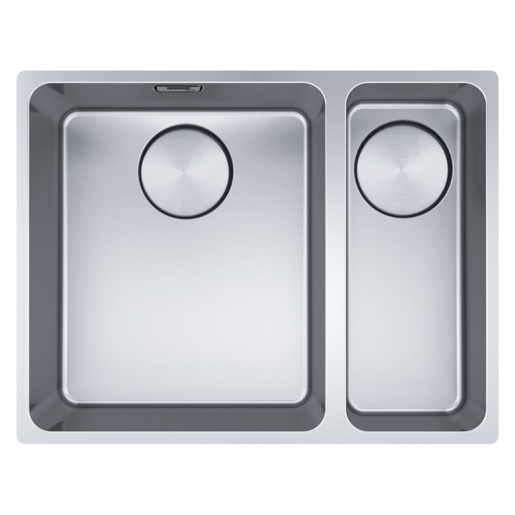 Franke Mythos Undermount Right Hand Side Bowl Kitchen Sink - Stainless Steel