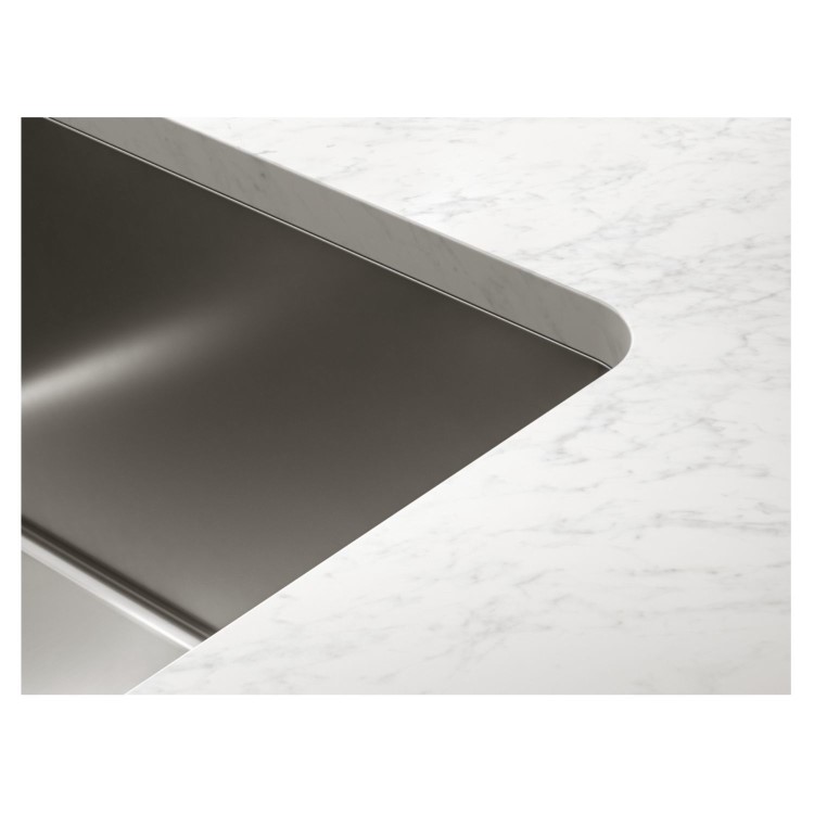Franke Mythos Undermount Right Hand Side Bowl Kitchen Sink - Stainless Steel
