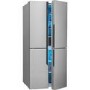 Hisense RQ562N4AC1 Frost Free 4 Door Fridge Freezer Stainless Steel Effect