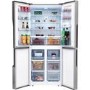 Hisense RQ562N4AC1 Frost Free 4 Door Fridge Freezer Stainless Steel Effect