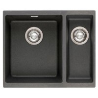 1.5 Bowl Undermount Black Composite Kitchen Sink - Franke Sirius