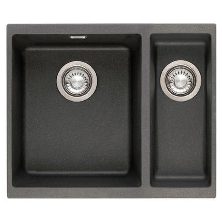 1.5 Bowl Undermount Black Composite Kitchen Sink - Franke Sirius