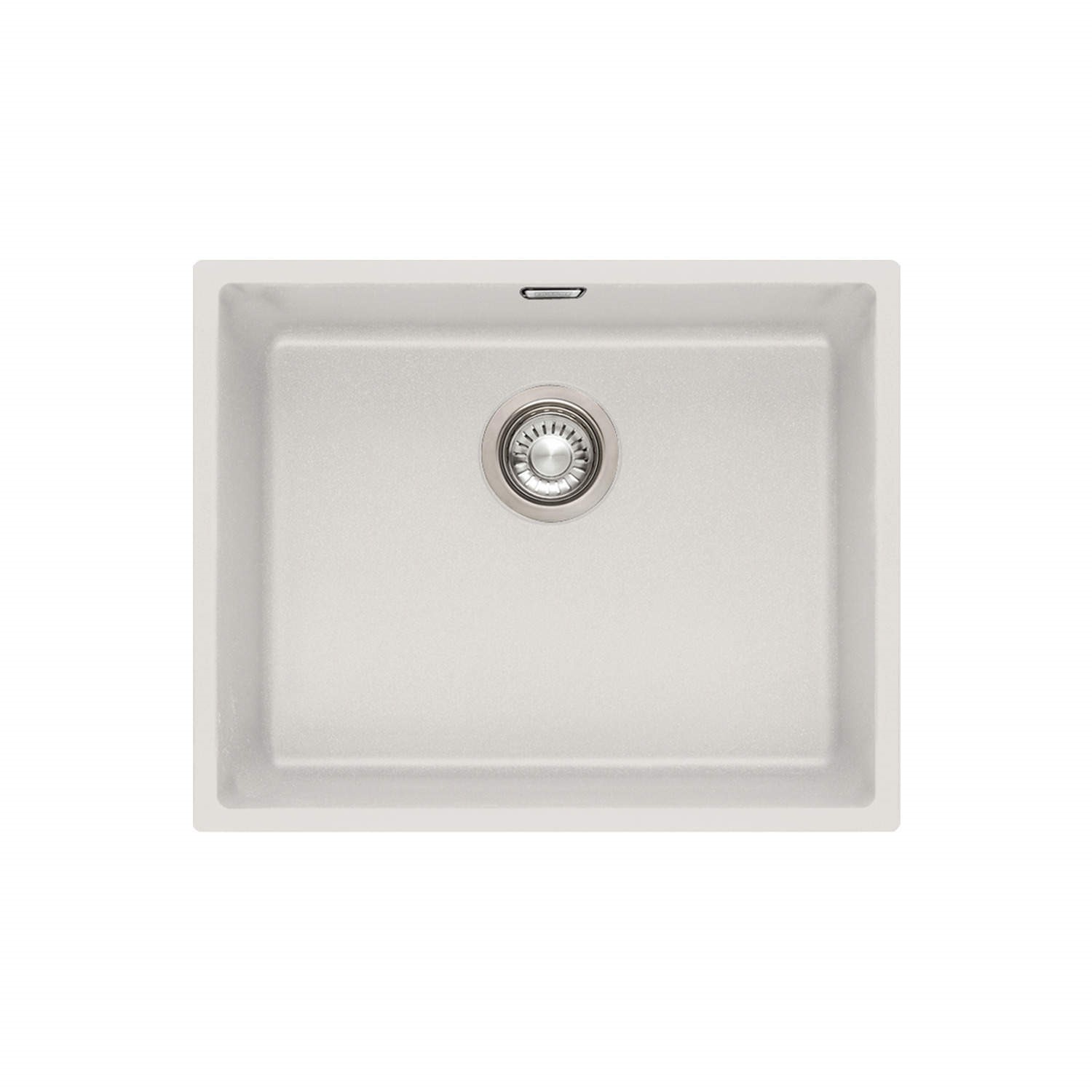 Franke Sid 110 50 Sirius Large 1 0 Bowl Undermount Tectonite Composite Sink Polar White