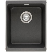 Franke SID 110 34 Sirius 1.0 Bowl Undermount Tectonite Composite Sink Carbon Black