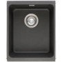 Franke SID 110 34 Sirius 1.0 Bowl Undermount Tectonite Composite Sink Carbon Black