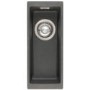 Half Bowl Undermount Black Composite Carbon Kitchen Sink - Franke Sirius