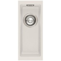 Half Bowl Undermount Polar White Composite Kitchen Sink - Franke Sirius