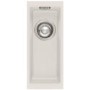 Half Bowl Undermount Polar White Composite Kitchen Sink - Franke Sirius