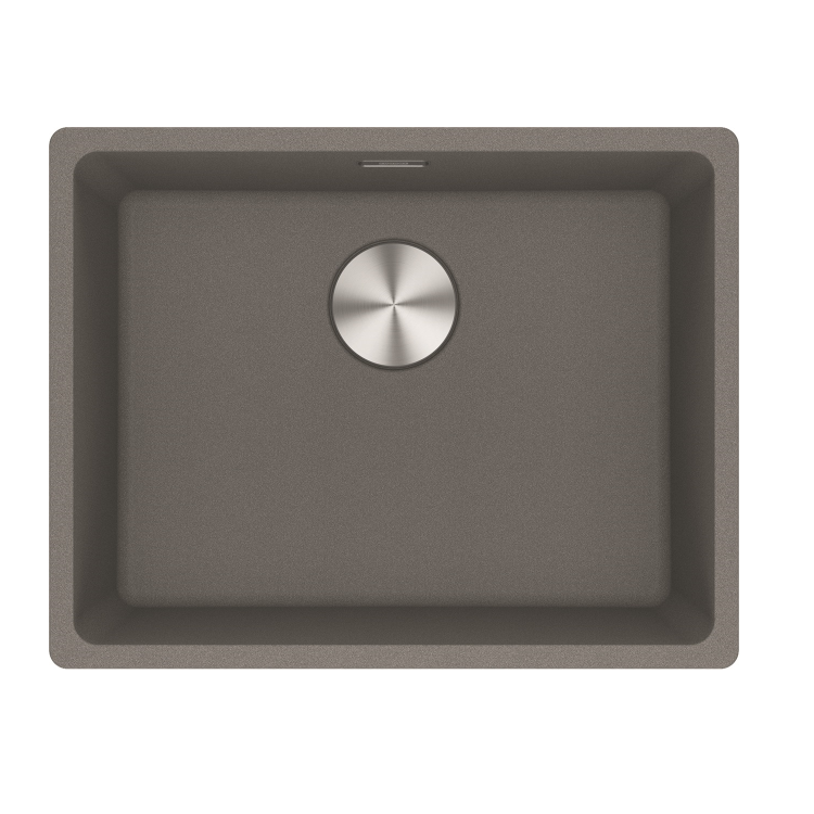 Single Bowl Grey Undermount Fragranite Kitchen Sink - Franke Maris 110-52