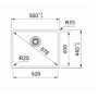 Single Bowl Oyster Undermount Fragranite Kitchen Sink - Franke Maris 110-52