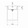 Single Bowl Oyster Undermount Fragranite Kitchen Sink - Franke Maris 110-52