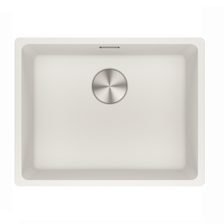 Single Bowl White Undermount Fragranite Kitchen Sink - Franke Maris 110-52