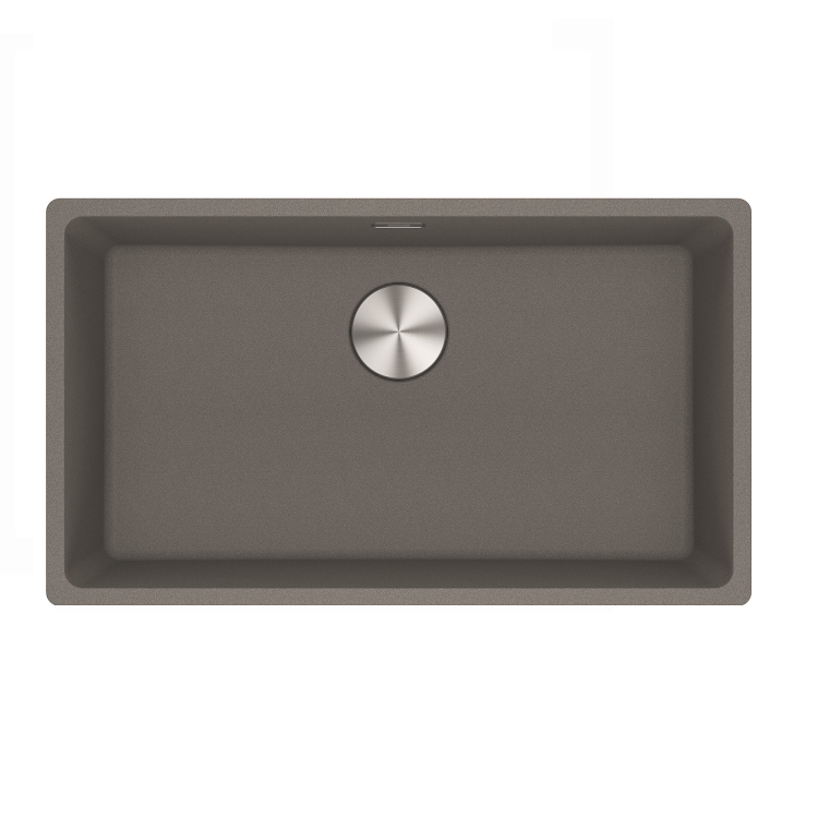 Single Large Bowl Grey Undermount Fragranite Kitchen Sink - Franke Maris 110-72