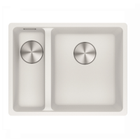1.5 Bowl Left Hand White Undermount Fragranite Kitchen Sink - Franke Maris 34-15