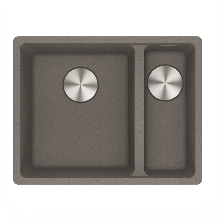 1.5 Bowl Right Hand Grey Undermount Fragranite Kitchen Sink - Franke Maris 34-15