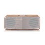 LG Wood Bluetooth built in battery 15hrs portable audio system with pouch