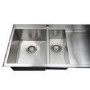 GRADE A3 - Taylor & Moore GeorgeR 1.5 Bowl Right Hand Drainer Stainless Steel Kitchen Sink