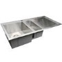 GRADE A3 - Taylor & Moore GeorgeR 1.5 Bowl Right Hand Drainer Stainless Steel Kitchen Sink