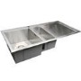 GRADE A2  - Taylor & Moore GeorgeR 1.5 Bowl Right Hand Drainer Stainless Steel Sink