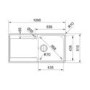 Single Bowl Inset Stainless Steel Kitchen Sink with Left Hand Drainer - Franke Maris