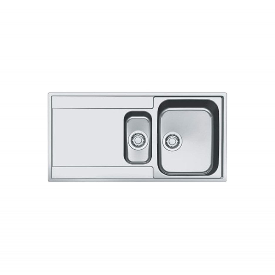 Franke Maris 1.5 Bowl Left Hand Drainer Stainless Steel Chrome Inset