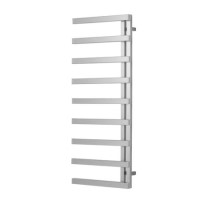 GRADE A2 - Chrome Heated Towel Rail Radiator 1245 x 500mm - Soho