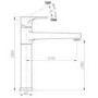 GRADE A1 - Taylor & Moore Chester Contemporary Single Lever Chrome Mixer Kitchen Tap