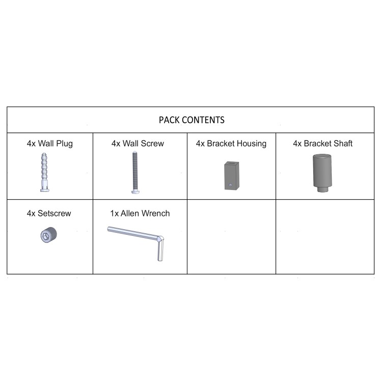 Towelrads Holyport Chrome Heated Towel Rail Radiator - 350 x 500mm
