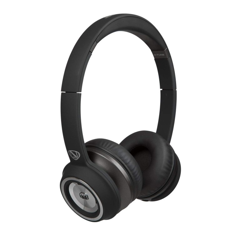 Monster NTune Solid Black On-Ear Headphones