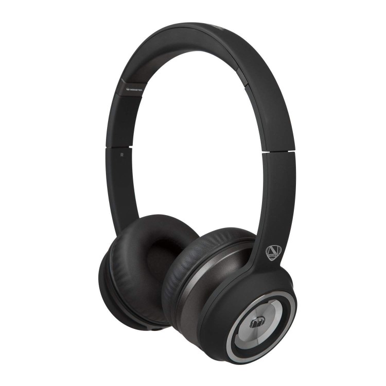 Monster NTune Solid Black On-Ear Headphones