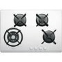 Whirlpool AKT466/WH Origami 77cm Four Burner Frameless Gas-on-glass Hob in White