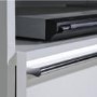 Sciae Floyd 36 inch Modern TV Hifi Unit Stand - White Gloss