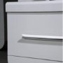 Sciae Floyd 36 inch Modern TV Hifi Unit Stand - White Gloss