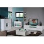 Sciae Floyd 36 inch Modern TV Hifi Unit Stand - White Gloss