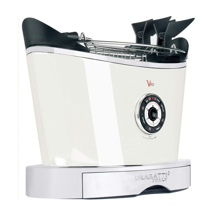 Bugatti 13-VOLOC1 Volo 2-slice Toaster - White