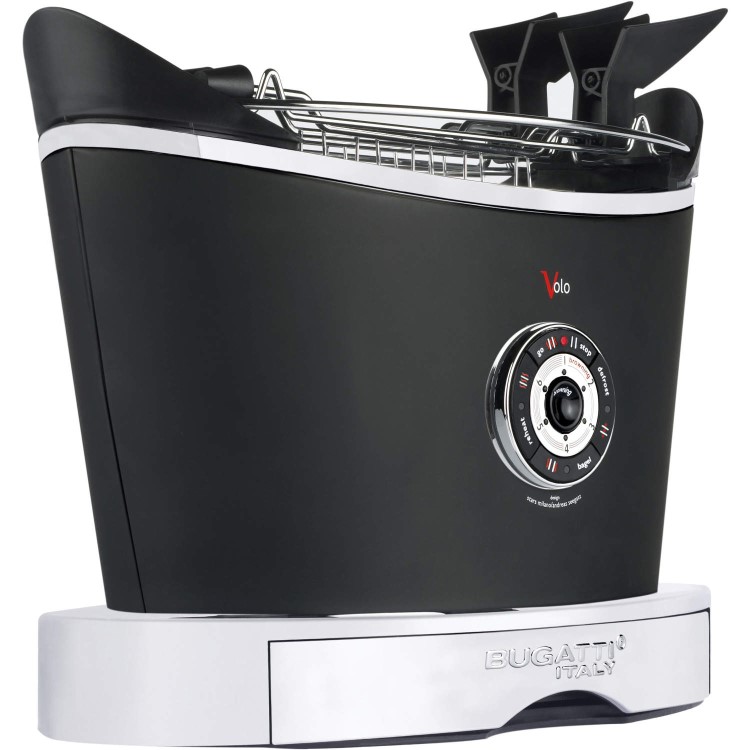 Bugatti 13-VOLON Volo 2-slice Toaster - Black