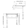 White Wall Mounted Folding Shower Seat - Nymas