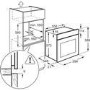 Zanussi ZOP37962XE Multifunction 74L Electric Built-in Single Oven With Pyrolytic Cleaning Stainless Steel With Antifingerprint Coating