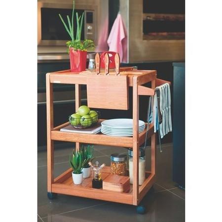 Tramontina Outdoor Serving Trolley with Knife Block