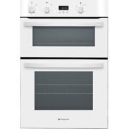 GRADE A2 - Hotpoint DH53WS NewStyle Ciculaire Electric Built In Double Oven - White