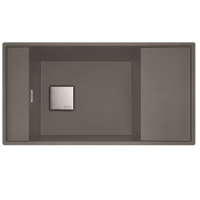 Single Bowl Grey Undermount Fragranite Kitchen Sink - Franke Fresno 111