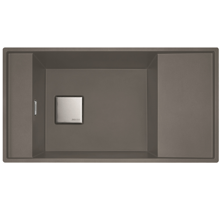 Single Bowl Grey Undermount Fragranite Kitchen Sink - Franke Fresno 111