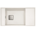 135.0633.439 Franke Fresno 111 Single Bowl Undermount White Fragranite Kitchen Sink