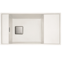 Franke Fresno 111 Single Bowl Undermount White Fragranite Kitchen Sink