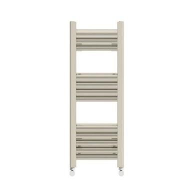 Brushed Aluminium Heated Towel Rail Radiator 800 x 300mm - Eton