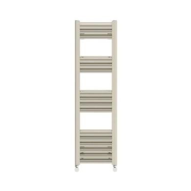 Brushed Aluminium Heated Towel Rail Radiator 1000 x 300mm - Eton