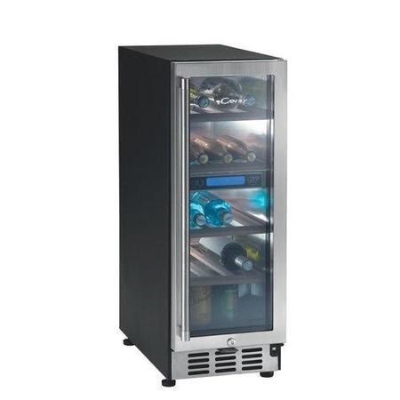GRADE A1 - As new but box opened - Candy CCVB60UK CCVB60 30cm Wine Cooler Stainless Steel