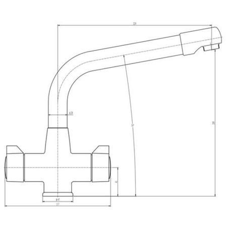 electriQ Eyre Reversible 1 Bowl Stainless Steel Sink & Bristol Chrome Tap Pack