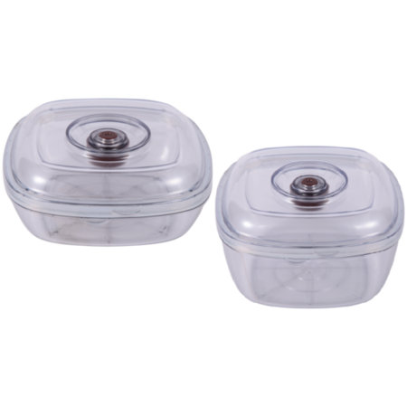 Exclusive electriQ Vacuum Sealer Pack Includes Vacuum Sealer 20cm x1000cm rolls and Containers
